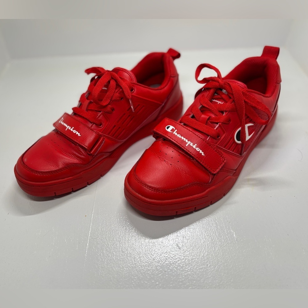 Champion 3 On 3 Low Sneakers Red | Boys Youth 9 (Fits Men’s 9) - Picture 2 of 11